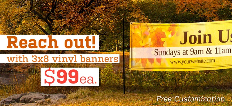 Fall Outdoor Church Banner Ideas