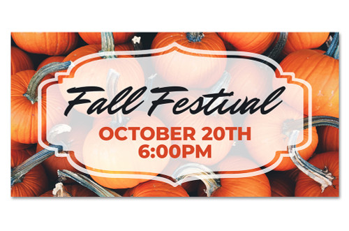 Fall Festival outdoor Banner