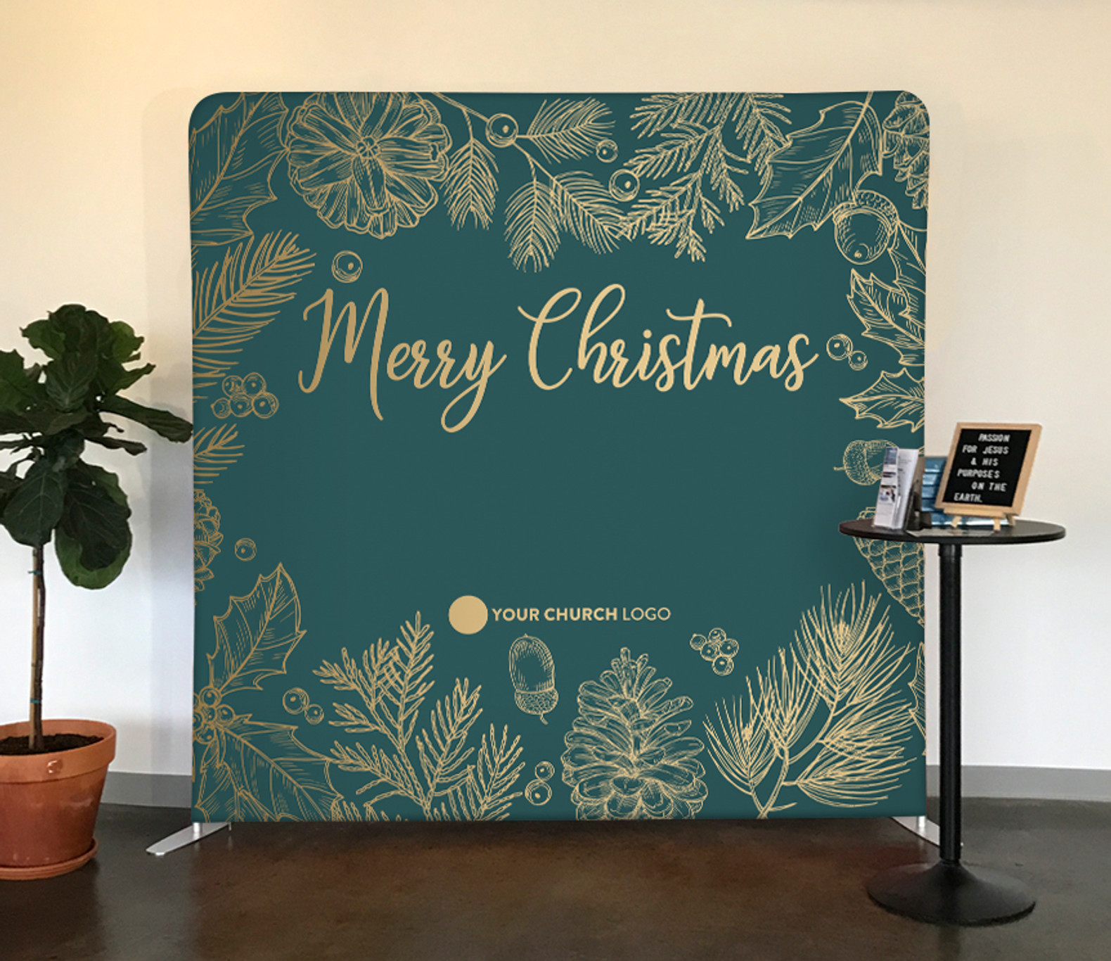 Christmas Photobooth backdrops for churches