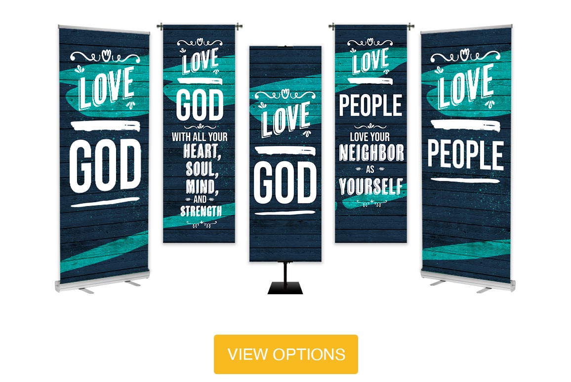 Custom church banners help you express your church's culture and style
