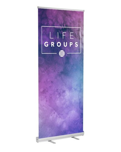 Life Group Portable Banner