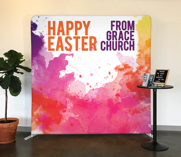 Easter Photo Booth Background Idea