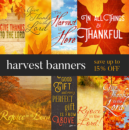 Harvest banners Save up 15% Off