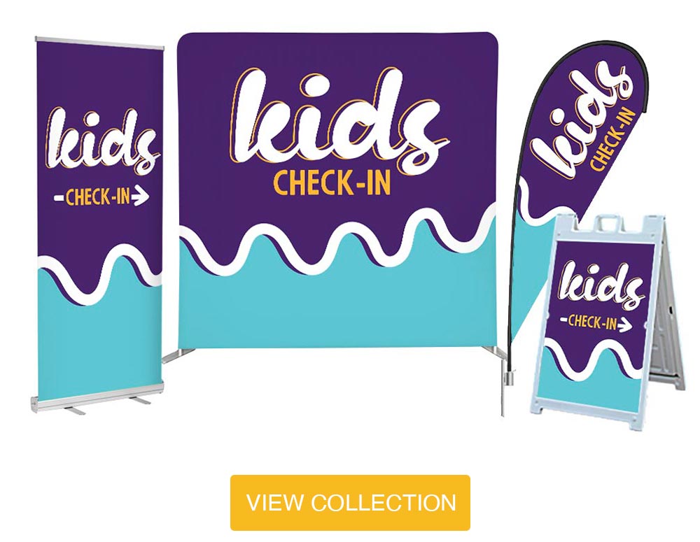 Kids Checkin banners