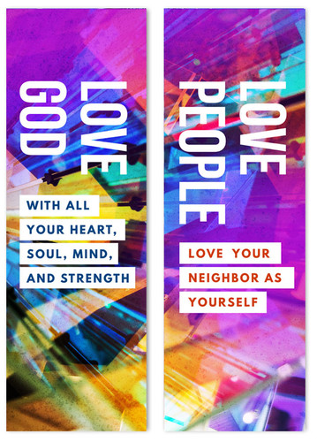 Love Mosaic banner Set