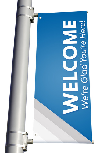 Welcome Lightpole Banners For Churches