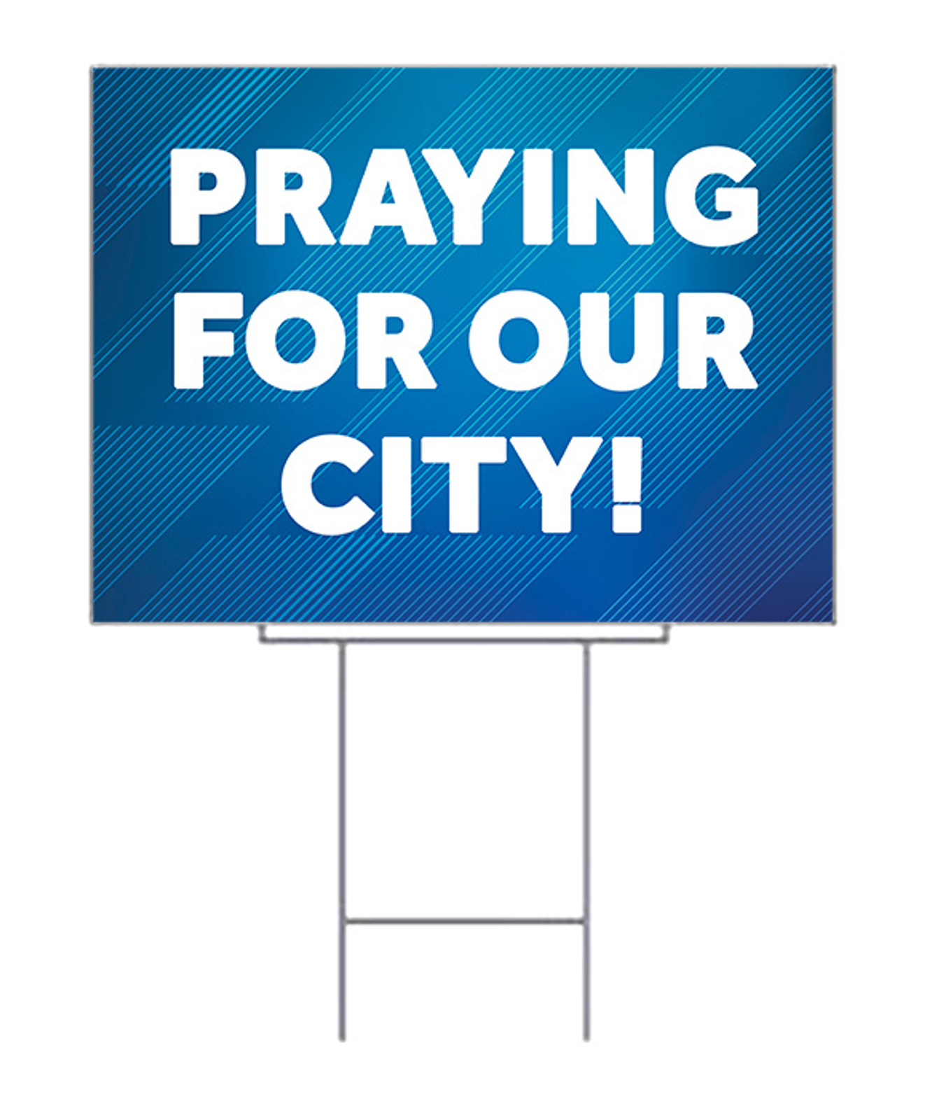 Praying Church Yard Sign