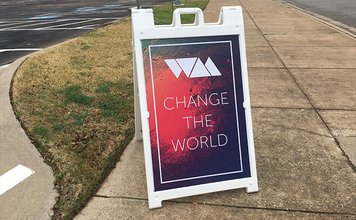 Sandwich Board Display