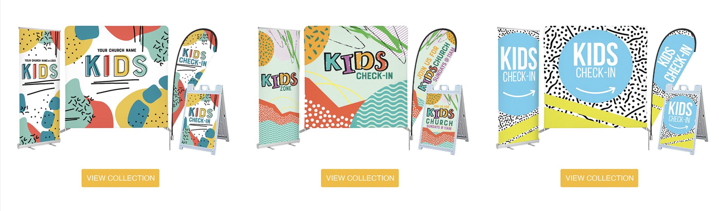 Kids Ministry Church Banner Designs