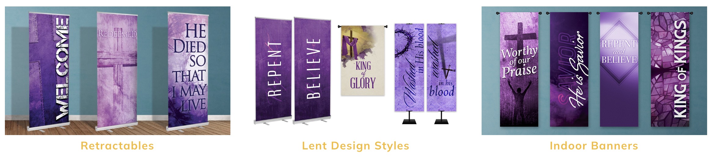 Lent Banner Design Ideas