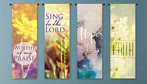 Spring Church Banner Ideas