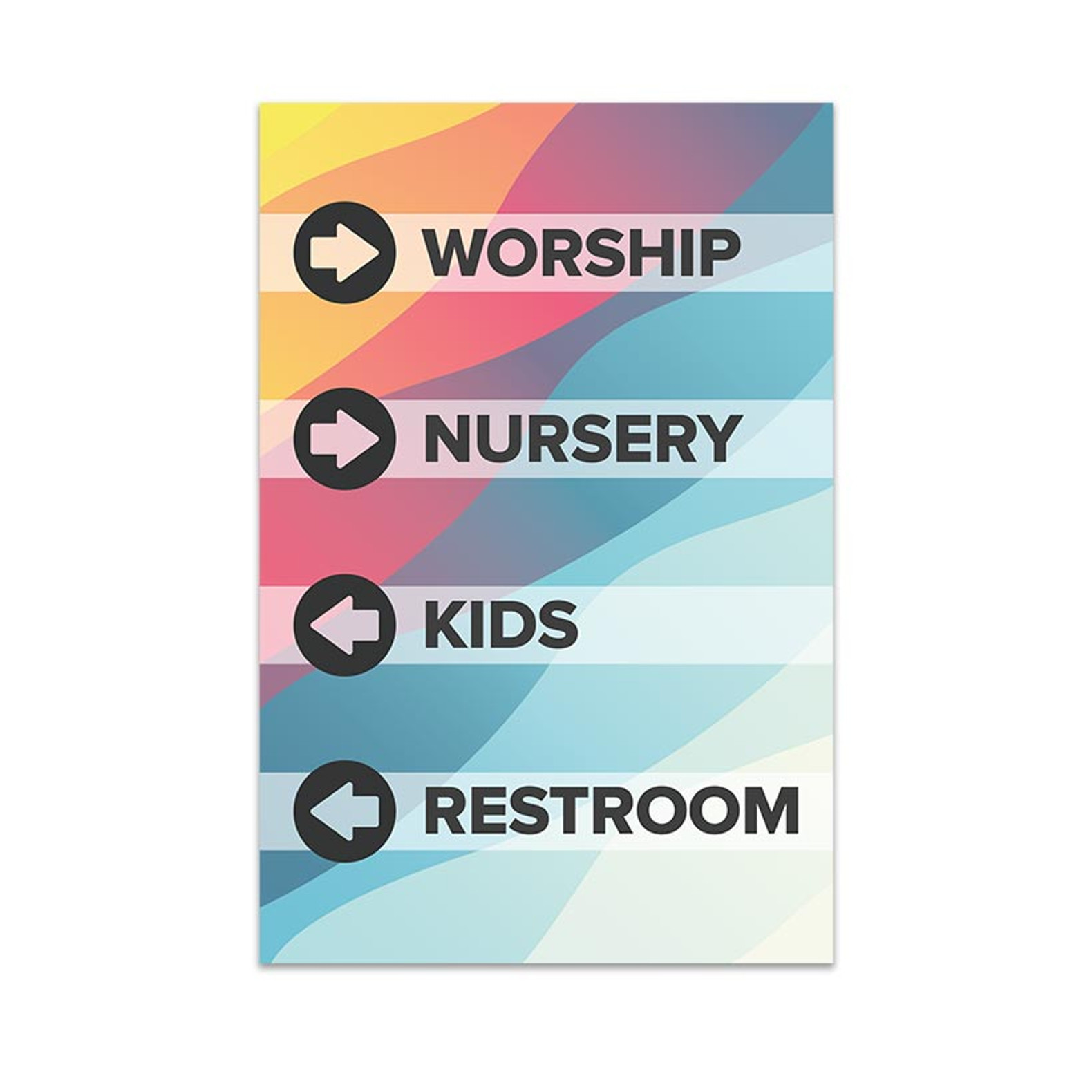 Wayfinding signage for churches